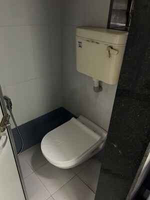 Bathroom in 1 BHK Apartment at Vasant Valley Complex, Malad East – for Rent