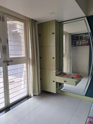 Staircase in 1 BHK Apartment at Wadgaon Sheri – for Rent