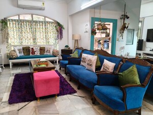 Living Room in 2 BHK Villa at Palace Orchard CHS, Mohammadwadi – for Rent