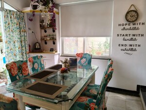 Dining area in 2 BHK Villa at Palace Orchard CHS, Mohammadwadi – for Rent