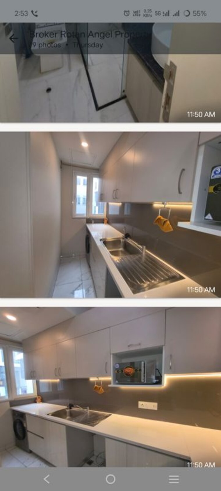 Kitchen, ansal-plaza-sector-23 2 Bedroom 1450 Sq.Ft. Builder Floor In Sector 23 Gurgaon 10477880