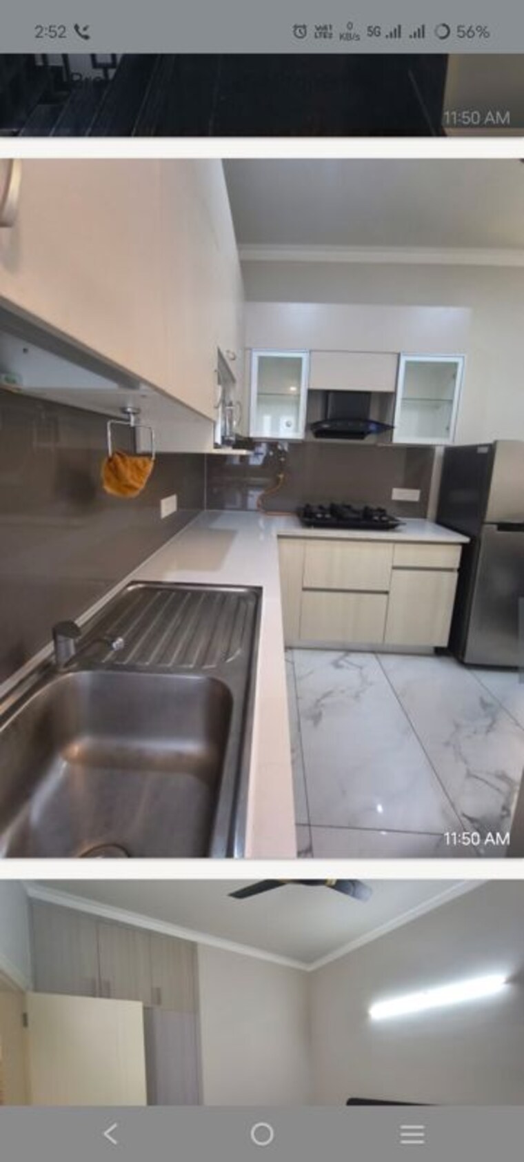 Kitchen, ansal-plaza-sector-23 2 Bedroom 1450 Sq.Ft. Builder Floor In Sector 23 Gurgaon 10477880