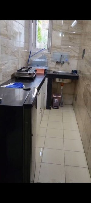 Kitchen in 1 RK Builder Floor at Lajpat Nagar Iii – for Rent