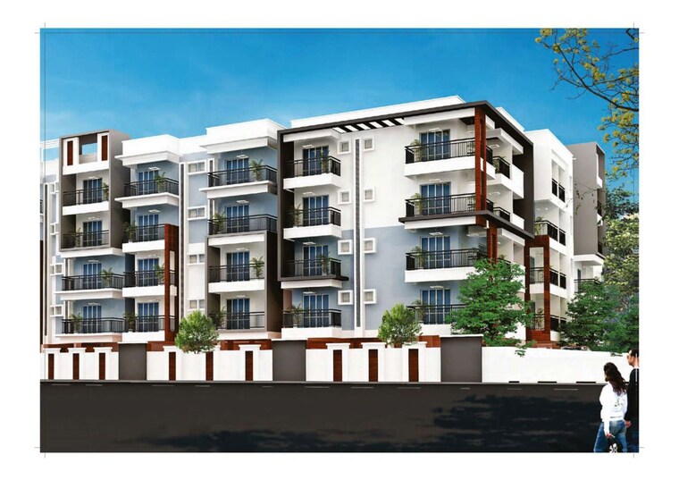 Exterior View, aadhava-elite-homes 2 Bedroom 1297 Sq.Ft. Apartment In Narayanapura Bangalore 10477907