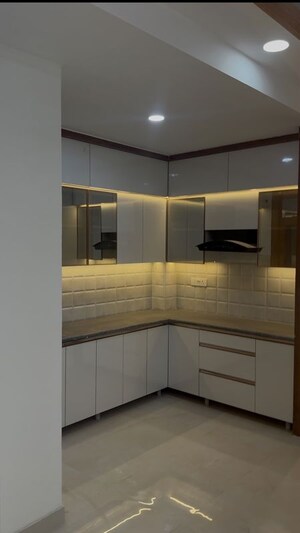 Kitchen in 3 BHK Builder Floor at Anant Dham Society, Sector 49 – for Rent