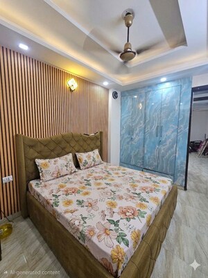 Bedroom in 2 BHK Builder Floor at Jaipurias Sunrise Greens, Ahinsa Khand 1 – for Rent