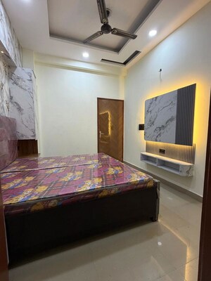 Bedroom in 2 BHK Builder Floor at Jaipurias Sunrise Greens, Ahinsa Khand 1 – for Rent