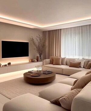 Living Room in 3 BHK Builder Floor at Defence Colony – for Rent