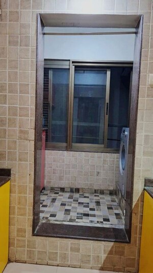 Bathroom in 2 BHK Apartment at Neelkanth Greens, Manpada – for Rent