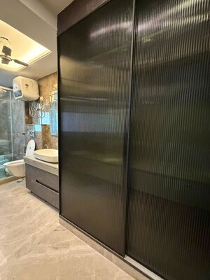 Bathroom in 4 BHK Builder Floor at Sushant Lok I – for Rent