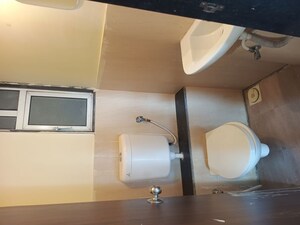 Bathroom in 1 BHK Apartment at JP North Barcelona, Mira Road – for Rent