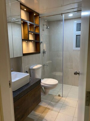 Bathroom in 3 BHK Apartment at Shapoorji Pallonji Park West, Binnipete – for Sale