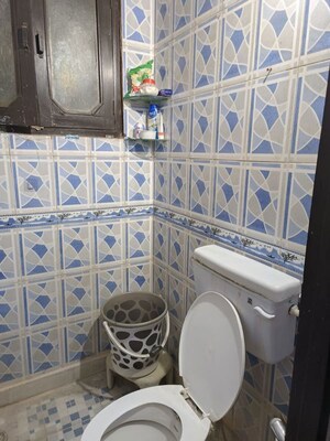 Bathroom in 4 BHK Builder Floor at Panchsheel Vihar – for Rent