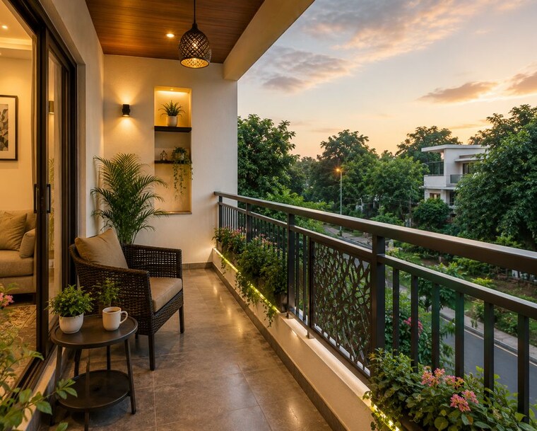 Balcony, nellikunnu 4 Bedroom 2500 Sq.Ft. Villa In Nellikunnu Thrissur 10478237