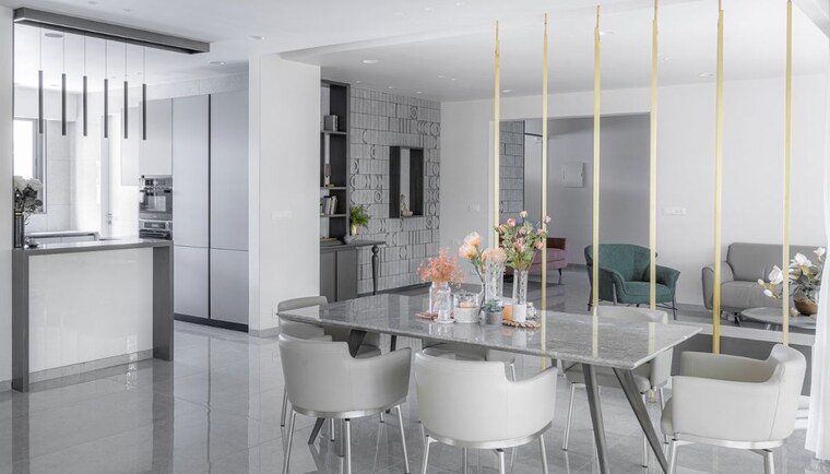 Dinning Area, sherwoods-96 3 Bedroom 1700 Sq.Ft. Apartment In Sevasi Vadodara 10478238