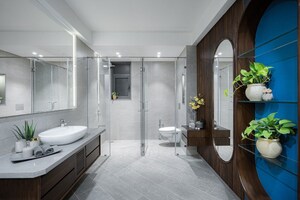Washroom in 3 BHK Apartment at Sherwoods 96, Sevasi – for Sale