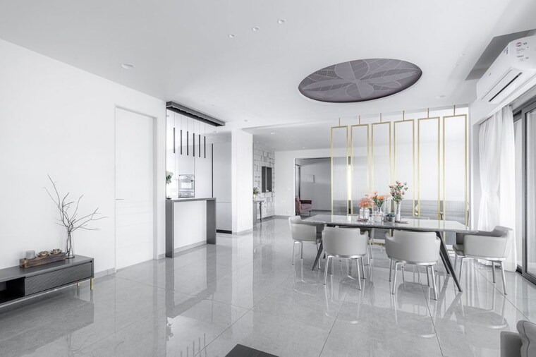 Dining area, sherwoods-96 3 Bedroom 1700 Sq.Ft. Apartment In Sevasi Vadodara 10478238