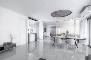 Living Room in 3 BHK Apartment at Sherwoods 96, Sevasi – for Sale