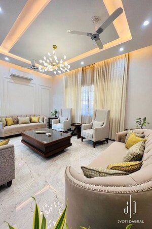 Living Room in 3 BHK Builder Floor at Greater Kailash I – for Rent