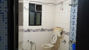 Bathroom in 3.5 BHK Apartment at Aakash Ganga Apartment, Pimple Saudagar – for Rent