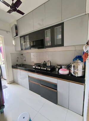 Kitchen in 1 BHK Apartment at Arun Sheth Sanskriti, Wakad – for Rent