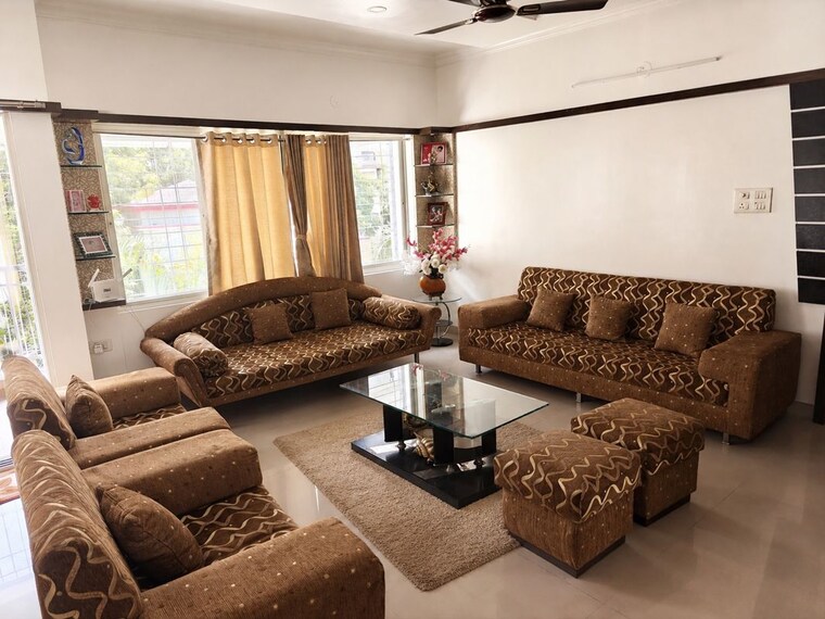 Living Room, aundh gaon 3 Bedroom 1200 Sq.Ft. Apartment In Aundh Gaon Pune 10478459