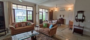Living Room in 3 BHK Builder Floor at Saket – for Rent