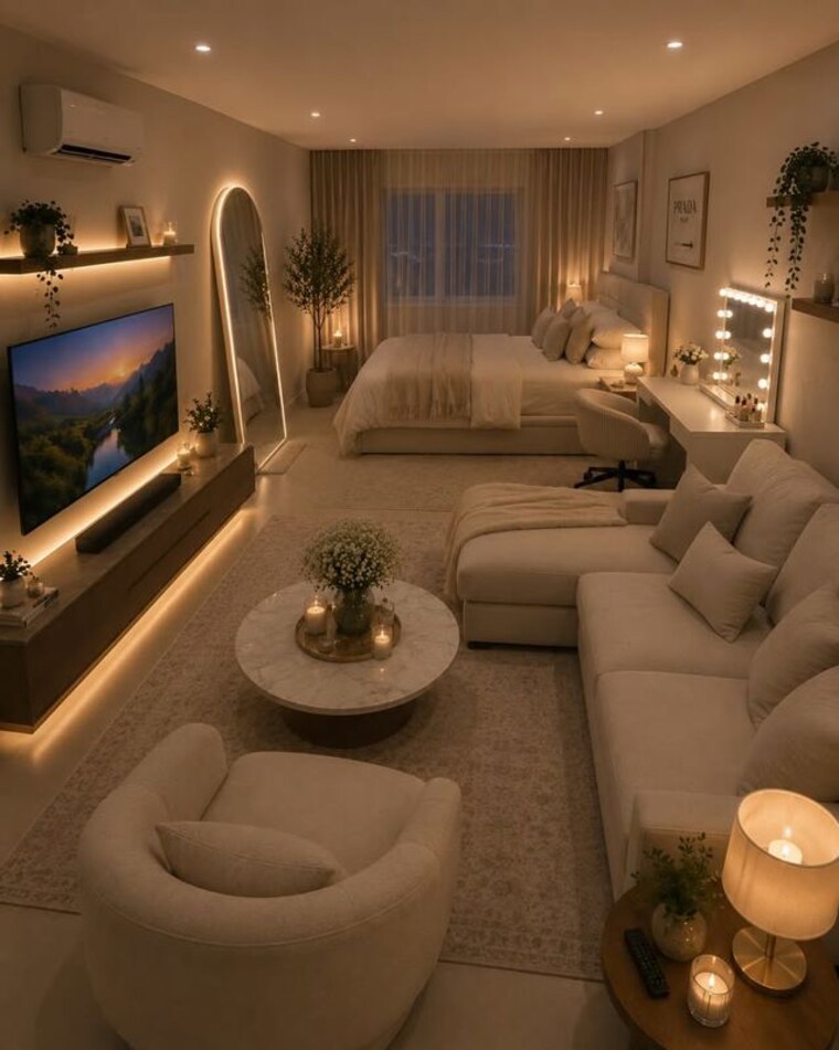 Living Room, greater kailash i 4 Bedroom 208 Sq.Yd. Builder Floor In Greater Kailash I Delhi 10478501