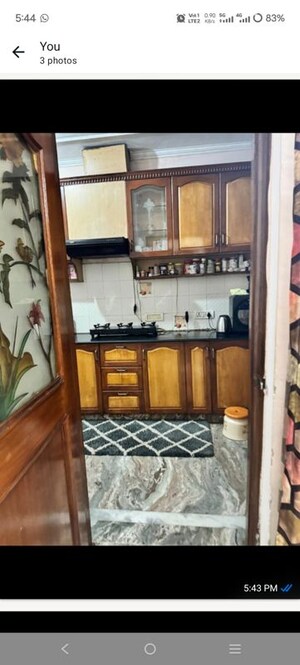 Kitchen in 1 BHK Builder Floor at Ansal Plaza Gurgaon, Palam Vihar – for Rent