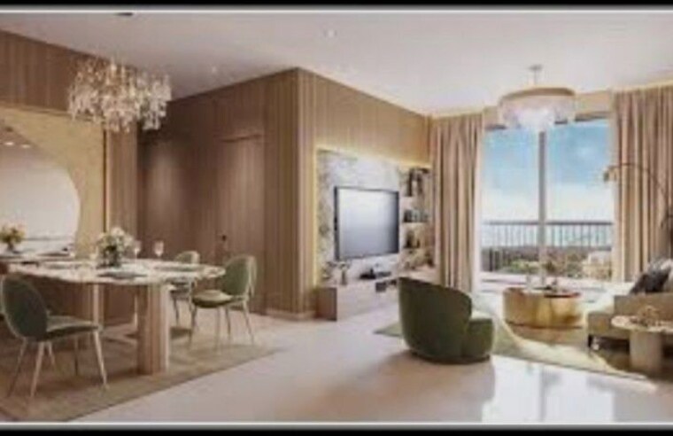 Living Room, kalpataru-parkcity-estella 3 Bedroom 950 Sq.Ft. Apartment In Kolshet Road Thane 10478600