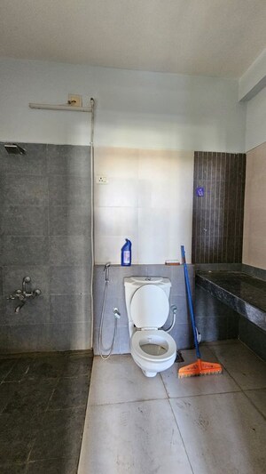 Bathroom in 3 BHK Apartment at Prahlad Nagar – for Rent