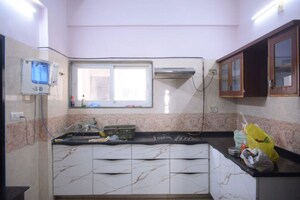 Kitchen in 3 BHK Apartment at Prahlad Nagar – for Rent