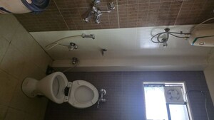 Bathroom in 2 BHK Apartment at Siddharth Nagar Phase 1, Aundh – for Rent