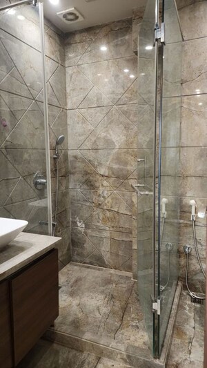 Bathroom in 4 BHK Builder Floor at Vasant Vihar – for Rent