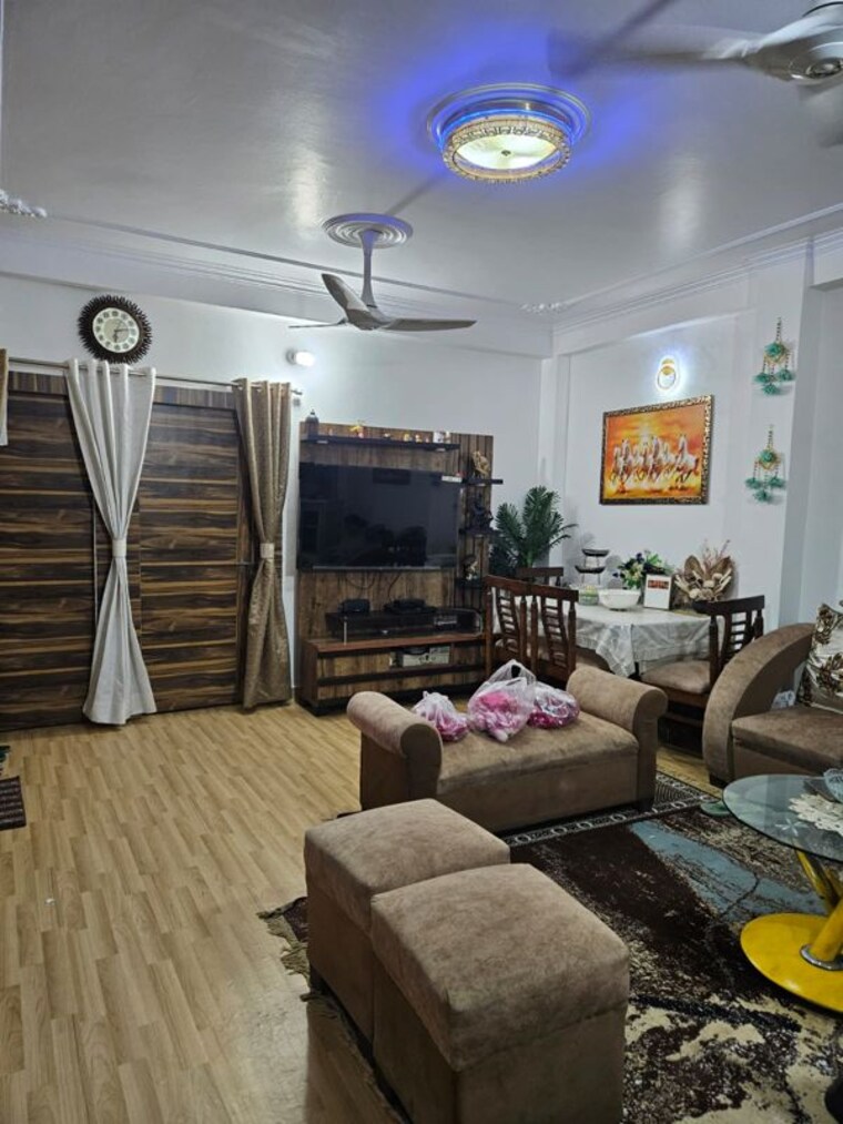 Living Room, bhagwati-apartments-shalimar-garden 2.5 Bedroom 1000 Sq.Ft. Builder Floor In Shalimar Garden Extension ii Ghaziabad 10478660