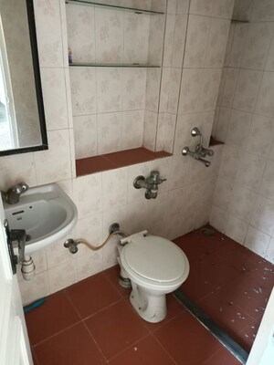 Bathroom in 2 BHK Apartment at Hiranandani Estate Capri, Ghodbunder Road – for Rent