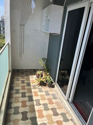 Balcony in 2 BHK Apartment at SMR Crystal, Jp Nagar – for Rent