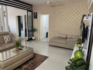 Living Room in 2 BHK Apartment at SMR Crystal, Jp Nagar – for Rent