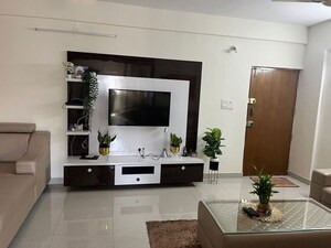 Living Room in 2 BHK Apartment at SMR Crystal, Jp Nagar – for Rent