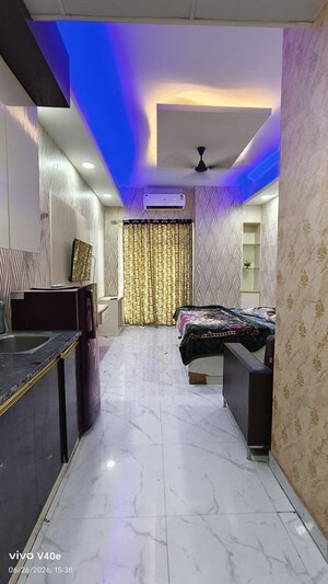 Bedroom in Studio Apartment at Gaur City Center, Sector 4 Greater Noida – for Rent