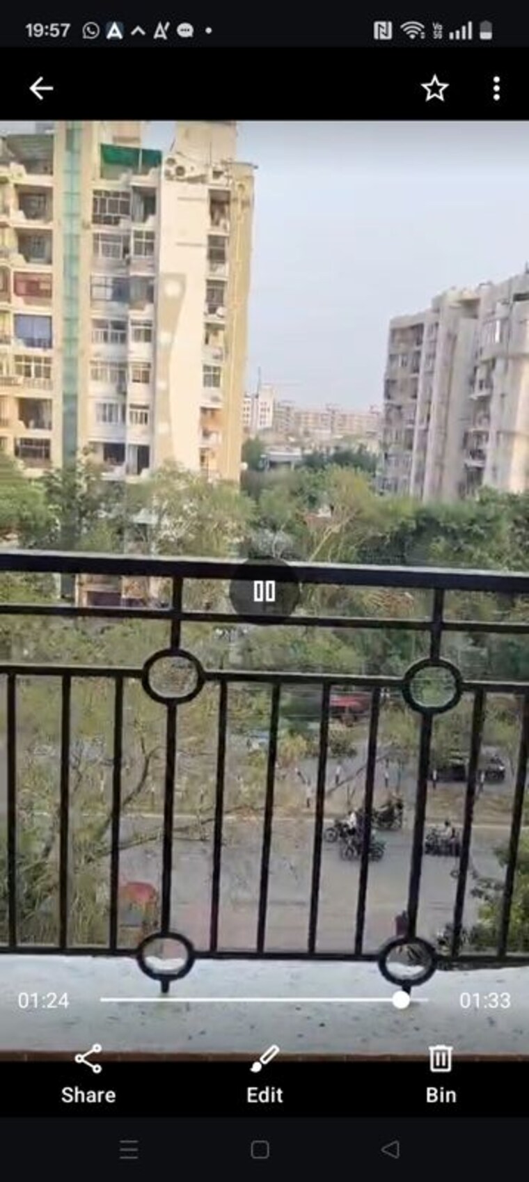 Balcony, shri-laxmi-celebration-residency 2 Bedroom 1065 Sq.Ft. Apartment In Vasundhara Sector 2b Ghaziabad 10478828