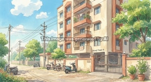  Apartment – Exterior View View at Zadeshwar - for Sale