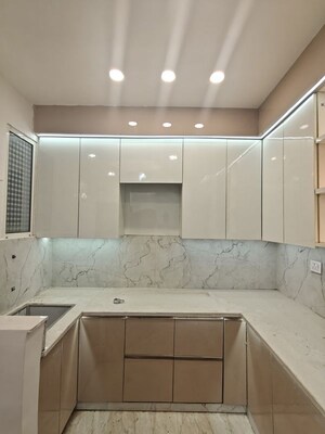 Kitchen in 3 BHK Builder Floor at Indrapuram – for Sale