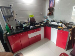 Kitchen in 1 RK Apartment at Akshar Emperia Garden, Karade Khurd – for Sale