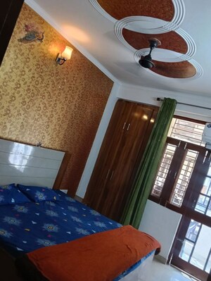 Bedroom in 1 BHK Builder Floor at Aman Vihar – for Rent
