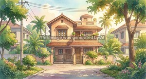  Independent House – Exterior View View at Surat Railway Station - for Sale