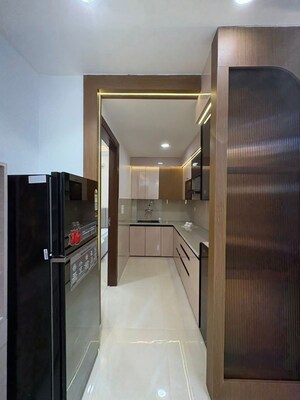 Kitchen in 3.5 BHK Builder Floor at Uttam Nagar – for Sale