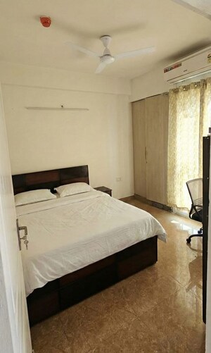 Bedroom in 2 BHK Apartment at Gaur Atulyam Gravity, Omicron I Greater Noida – for Rent
