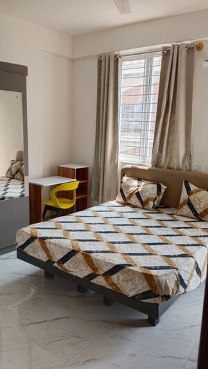 Bedroom in 1 BHK Apartment at Krishna Residency Kadubeesanahalli, Kadubeesanahalli – for Rent