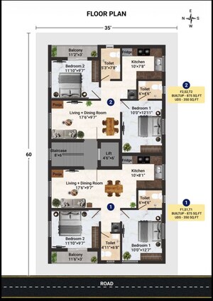 2 BHK Apartment For Sale in Kolathur